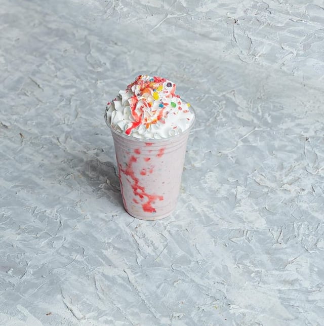 Fruity Pebbles Milkshake.