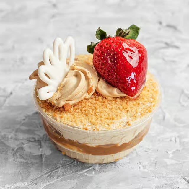 Dulce De Leche Mousse Cup.